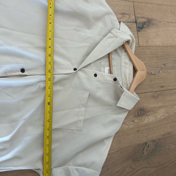 Arty Swing Oversized Cream Button Down 20% off - Picture 4 of 7